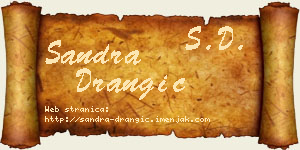 Sandra Drangić vizit kartica